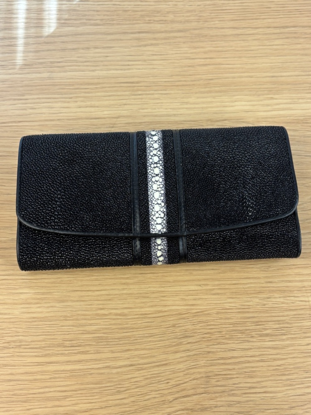 Findig Genuine Stingray Skin Long Clutch Style‎ Wallet
